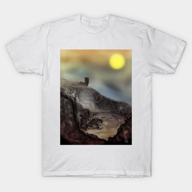 Crail: Scottish village digital illustration T-Shirt by grantwilson